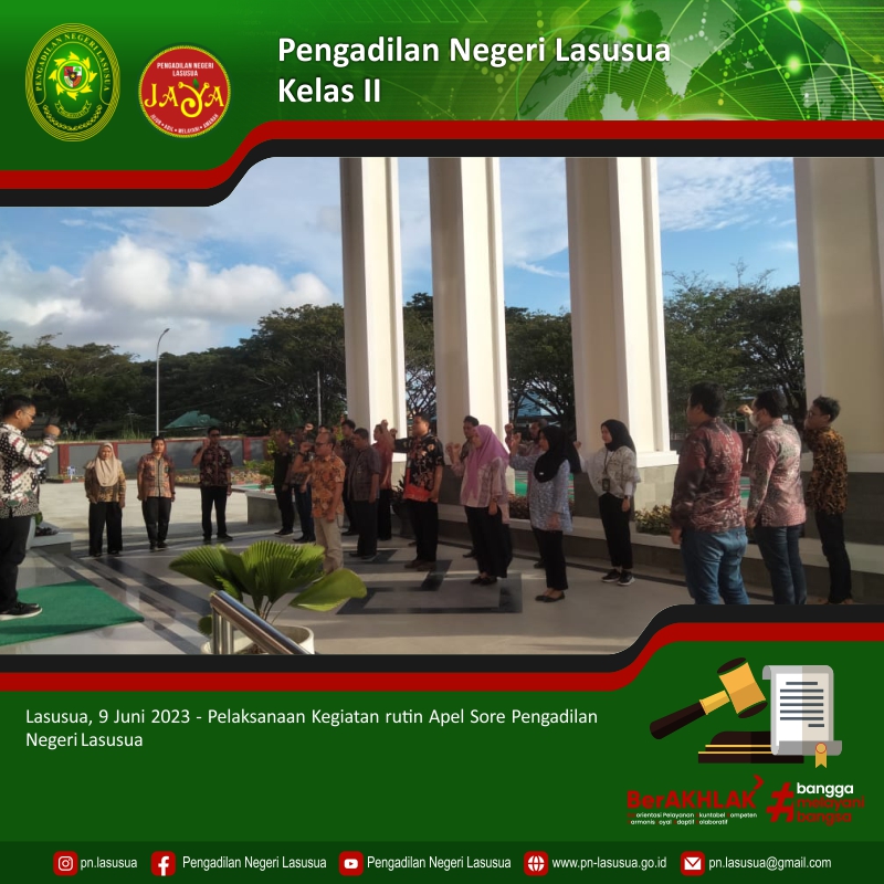 Apel Sore Pengadilan Negeri Lasusua